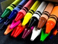 Box of Brand New Crayons Royalty Free Stock Photo