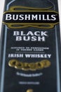 Box of BUSHMILLS single malt Irish whiskey