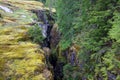 Box Canyon Wonderland Trail in Mount Rainier National Park in Washington State during Summer Royalty Free Stock Photo