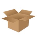 Box carton brown Royalty Free Stock Photo