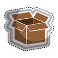 Box carton packing icon