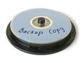 Box with CD - backup copy Royalty Free Stock Photo