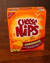Box of Cheese Nips Royalty Free Stock Photo