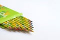 Box of Colored Pencils Royalty Free Stock Photo
