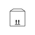 box commodity icon. Element of logistics icon for mobile concept and web apps. Thin line box commodity icon can be used for web