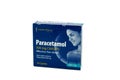 A box of Crescent Pharma Paracetamol Caplets in a cardboard Box Royalty Free Stock Photo