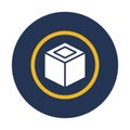 Box, cube molecule Vector icon which can easily modify