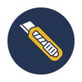 Box cutter, cutter tool Vector icon which can easily modify