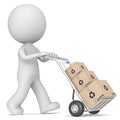 Box delivery. Royalty Free Stock Photo