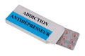 Antidepressant addiction concept Royalty Free Stock Photo