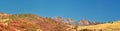 Box Elder Canyon landscape views, popularly known as Sardine Canyon, North of Brigham City within the western slopes of the Wellsv Royalty Free Stock Photo