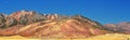 Box Elder Canyon landscape views, popularly known as Sardine Canyon, North of Brigham City within the western slopes of the Wellsv Royalty Free Stock Photo