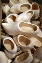 Box filled with clogs