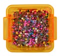 Colorful sewing pins Royalty Free Stock Photo