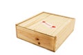 Box with fragile content Royalty Free Stock Photo