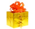 Box gift golden
