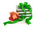 Box gifts Royalty Free Stock Photo