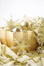 Box of Gold Christmas Decorations