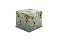 Box of grain rice on white background Royalty Free Stock Photo