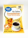 Box of Great Value No Calorie Sweetener with Sucralose Royalty Free Stock Photo