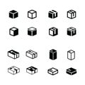 Box icons set