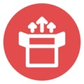 Box, install bold vector icon which can be easily modified or edited