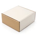 Box isolated on transparent background Royalty Free Stock Photo