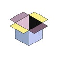 Box isometry icon