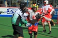 Box lacrosse in Prague Royalty Free Stock Photo