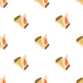 Box of matches pattern seamless vector Royalty Free Stock Photo