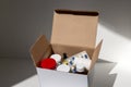 Box of medicine as a pharmacy delivery