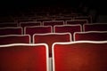 Box office bomb-empty theatre seats