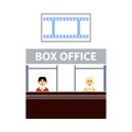 Box Office Icon Royalty Free Stock Photo