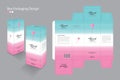 Box, Packaging Template for cosmetic, Supplement, spa, Beauty, food, Hair, Skin, Package design