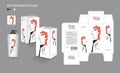 Box packaging vector for hair, cream, skin, lotion, shampoo, beauty, Health, medicine, Supplement. 3d box. boxes mockup, product