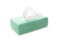 Box of paper tissues isolated Royalty Free Stock Photo
