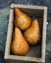 Box of Pear Fruit Royalty Free Stock Photo