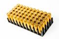 Box of 50 pieces of 9 mm pistol ammunition - black plastic container