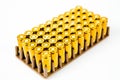 Box of 50 pieces of 9 mm pistol ammunition