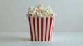The Box of Popcorn.AI generated image Royalty Free Stock Photo