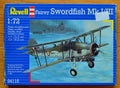 British Fairey Swordfish Mk I and III model box plastic kit