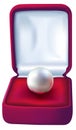 Box ring with pearls