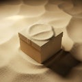 Box in Sand Dunes Royalty Free Stock Photo