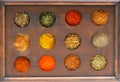 Box of spices Royalty Free Stock Photo