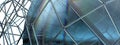 Box Surrounded by Glass Mesh Refreshing Clear Crystal Isolated Elegant Modern 3D Rendering Abstract Background