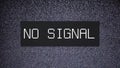 No signal static guru glitch Royalty Free Stock Photo