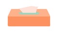 Box of Tissues Icon for Hygiene and Care, vector design Generative AI Royalty Free Stock Photo
