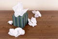 Box of tissues Royalty Free Stock Photo