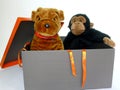 Box with toys Royalty Free Stock Photo