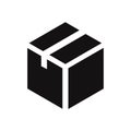 Box vector icon. Modern and simple flat symbol for web site, mobile, logo, app, UI. Royalty Free Stock Photo